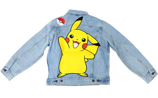 駿河屋 -<中古>ピカチュウ VINTAGE FIT トラッカージャケット ブルー