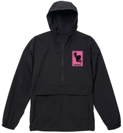 駿河屋 -<新品/中古>鹿目まどか ナイロンアノラックパーカー ブラック