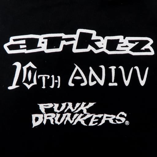 PUNK DRUNKERS arktz あいつフォーチュン TEE 蓄光 L 黒