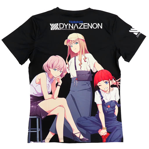 南夢芽&飛鳥川ちせ&ムジナ フルグラフィックTシャツ ブラック フリーサイズ(メンズL相当) 「SSSS.GRIDMAN × SSSS.DYNAZENON ハピネスチャンスクジ」 S-02賞 南夢芽&飛鳥川ちせ&ムジナ フルグラフィックTシャツ ブラック フリーサイズ(メンズL相当) 「SSSS.GRIDMAN × SSSS.DYNAZENON ハピネスチャンスクジ」 S-02賞