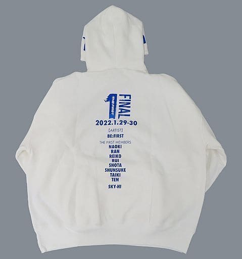 駿河屋 -<中古>オリジナルパーカー ホワイト Lサイズ 「THE FIRST