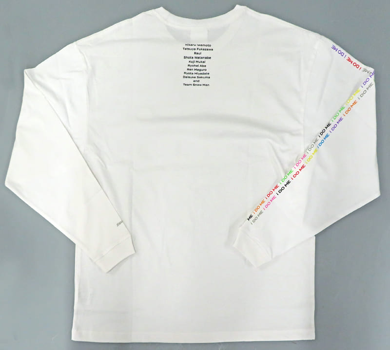 駿河屋 -<中古>Snow Man オーバーサイズロングTシャツ ホワイト 「Snow 駿河屋 -<中古>Snow Man オーバーサイズロングTシャツ ホワイト 「Snow