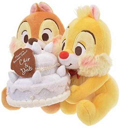駿河屋 -<中古>チップ&デール ケーキ チップ&デール75周年ぬいぐるみ