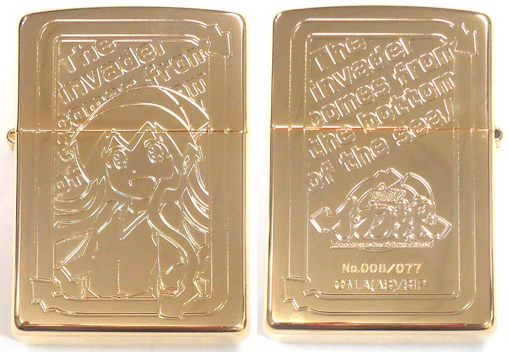 駿河屋 -<中古>イカ娘 Gold Limited ZIPPOライター 「侵略!イカ娘 ...