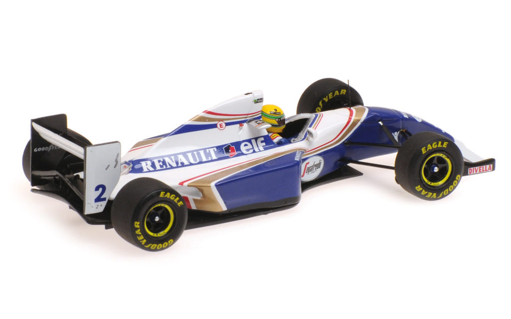 ミニカー 1/43 ウィリアムズ ルノー FW16 A.セナ ブラジルGP 1994