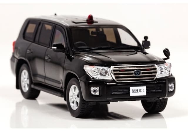 RAIS 1/43 TOYOTA LAND CRUISER (URJ202) VIP GUARD POLICE CAR 2010 完成品 