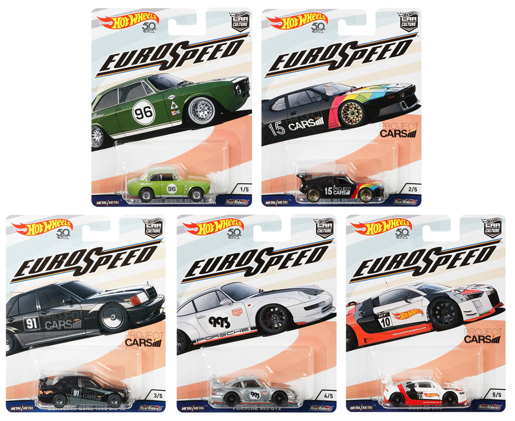 駿河屋 -<新品/中古>1/64 Hot Wheels カーカルチャー EUROSPEED 10個 ...