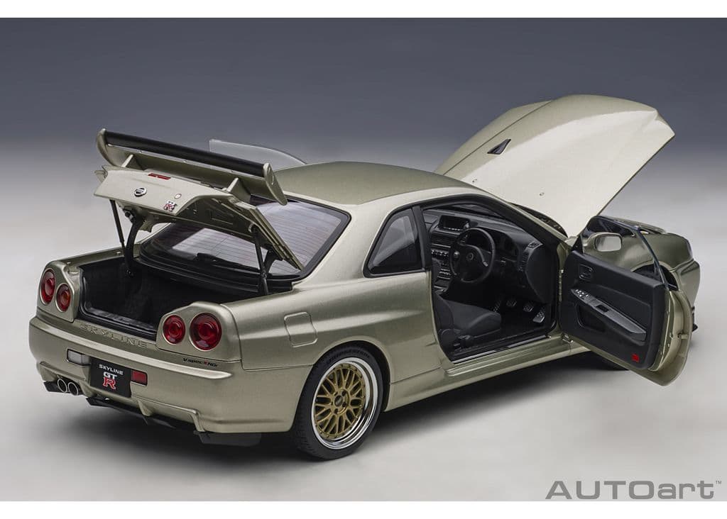 駿河屋 -<新品/中古>1/18 日産 スカイライン GT-R R34 Vスペック II