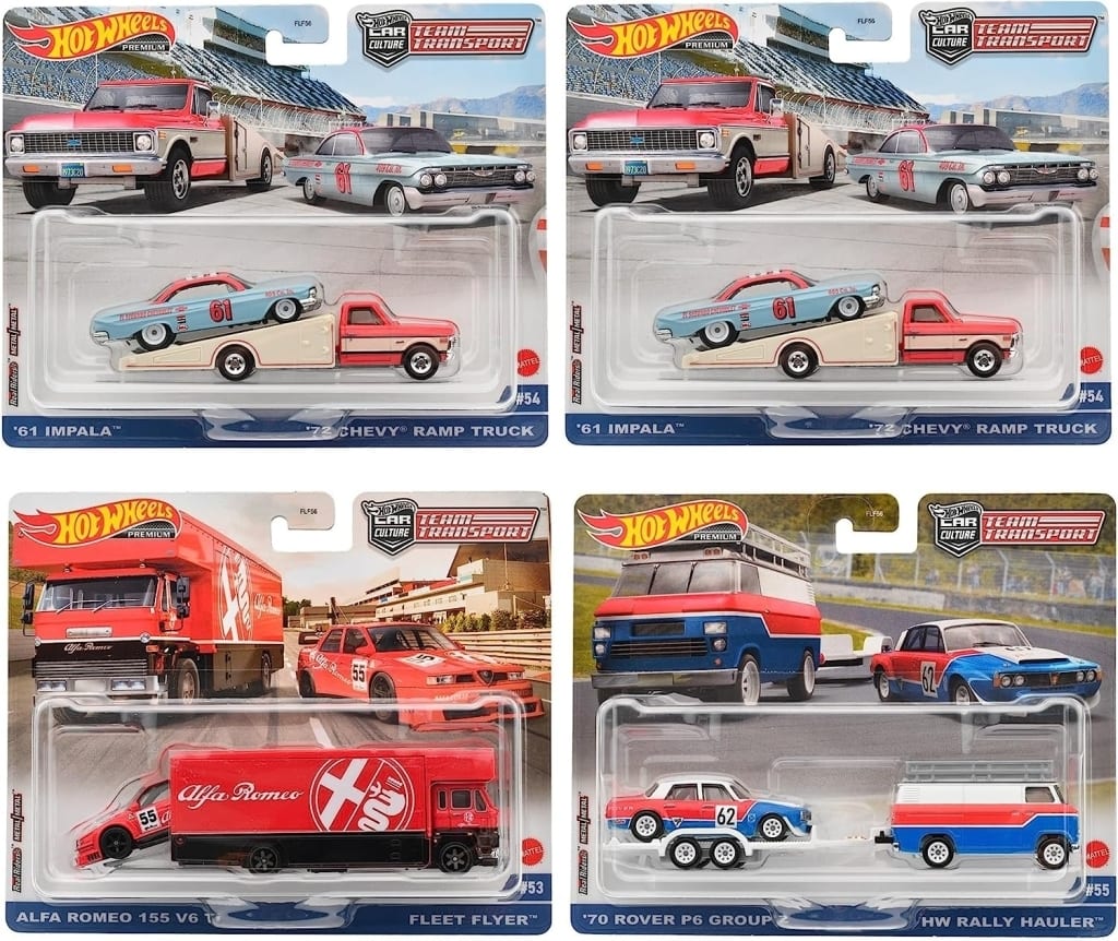 駿河屋 -<新品/中古>1/64 Hot Wheels チームトランスポート 4個 ...