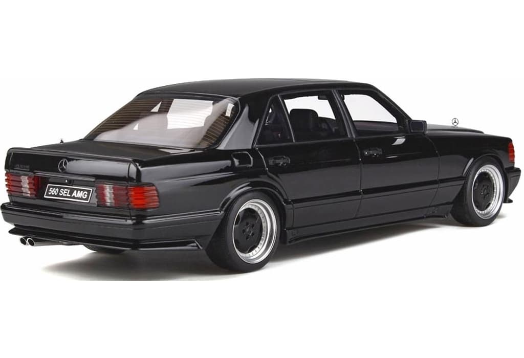 OttO 1/18 メルセデスベンツ 560SEL 6.0 AMG (W126) ブラック - ミニカー OttO 1/18 メルセデスベンツ 560SEL 6.0 AMG (W126) ブラック - ミニカー