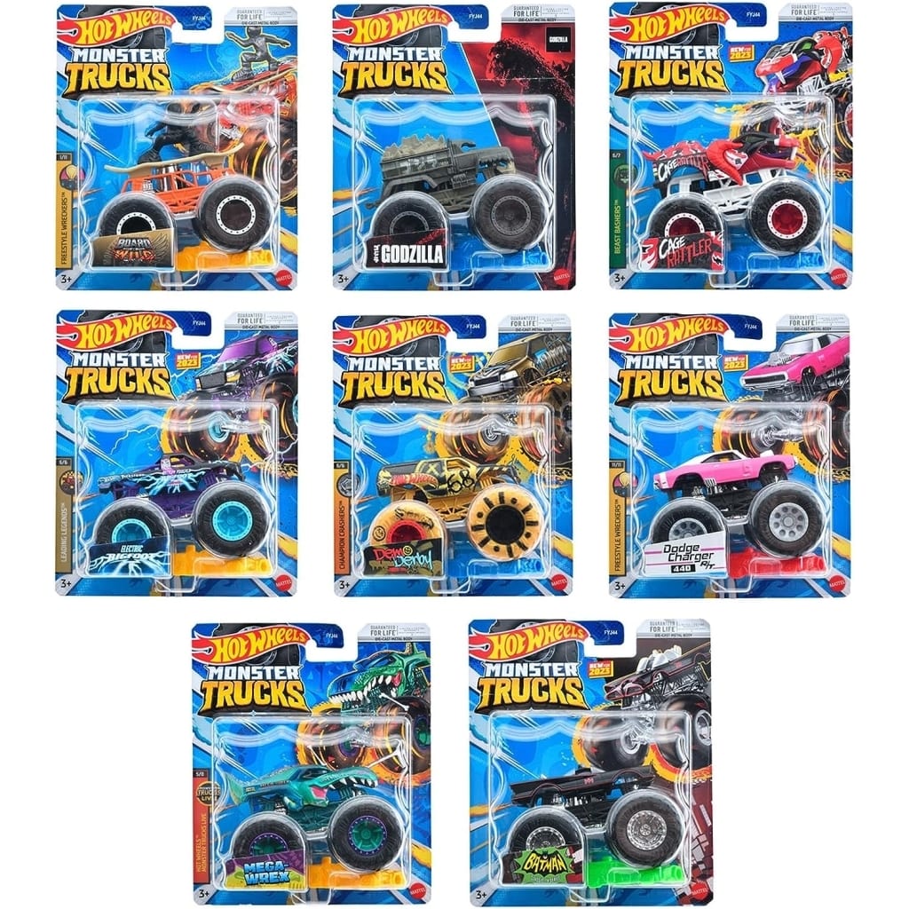 駿河屋 -<新品/中古>1/64 Hot Wheels モンスタートラック 8個アソート