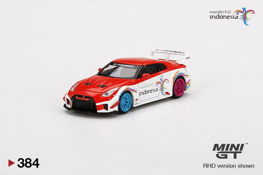 駿河屋 -<新品/中古>1/64 LB-Silhouette WORKS GT Nissan 35GT-RR バージョン1 Wonderful  Indonesia インドネシア限定 「ミニGTシリーズ」 [MGT00384-R]（モデルカー）