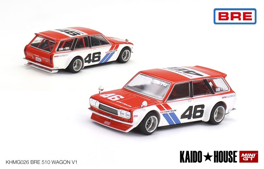 駿河屋 -<新品/中古>1/64 ダットサン KAIDO 510 ワゴン BRE V1 右 ...