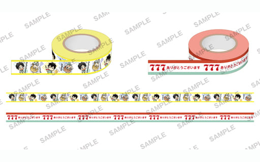 駿河屋 新品 中古 ハシモト描きおろしちびキャラ 仁井智慧 松駒 777テープ マスキングテープ 2個組 ニーチェ先生 コンビニ に さとり世代の新人が舞い降りた シール ステッカー
