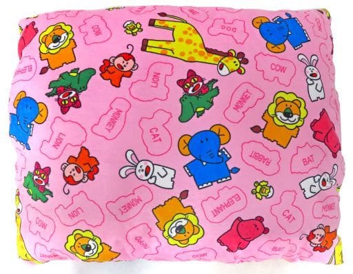 駿河屋 -<中古>ライオン&ゾウ キャラ半立体クッション 「たべっ子
