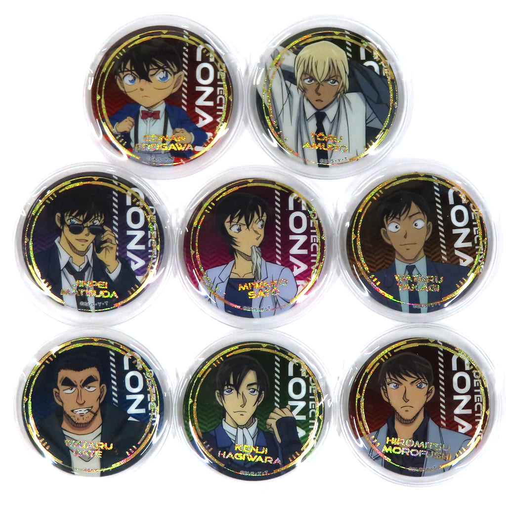 全8種セット 「名探偵コナン カプセル缶バッジ&カバー Vol.2」 全8種セット 「名探偵コナン カプセル缶バッジ&カバー Vol.2」