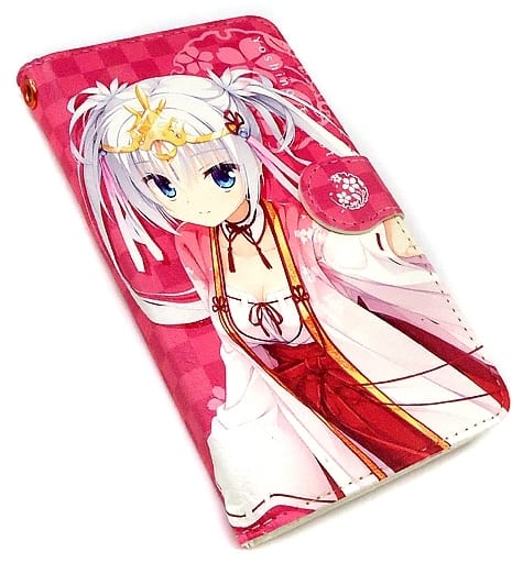 駿河屋 -<中古>A.朝武芳乃(ピンク) 手帳型モバイルフォンケース 「千恋
