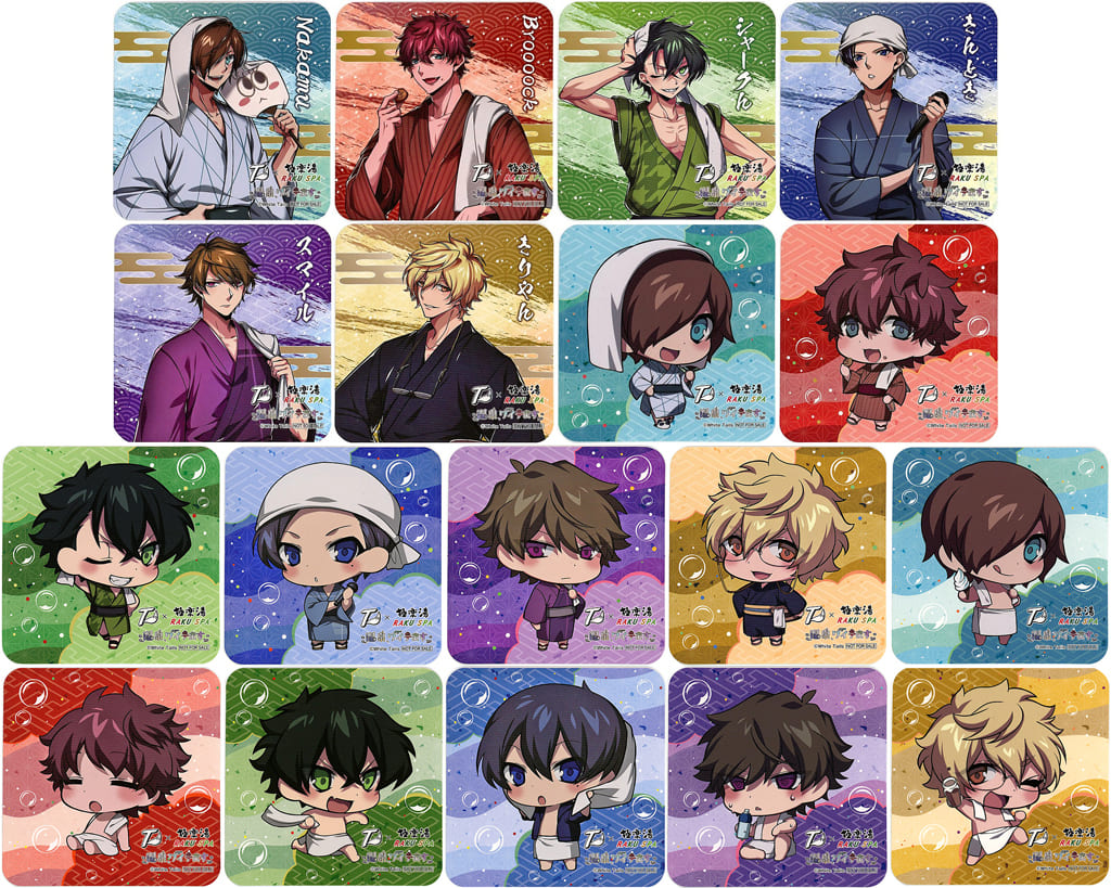 全18種セット ワイテルズ コースター 「White Tails【ワイテルズ】×極楽湯・RAKU SPA 温泉、ワイテます。」 コラボメニュー注文特典 全18種セット ワイテルズ コースター 「White Tails【ワイテルズ】×極楽湯・RAKU SPA 温泉、ワイテます。」 コラボメニュー注文特典