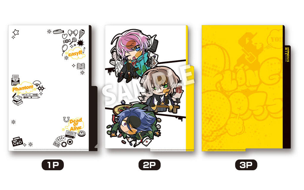 Fling Posse ぴた!でふぉめ 3ポケットクリアファイル Vol.2 「ヒプノシスマイク -Division Rap Battle-」