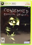 北米版 CONDEMNED CRIMINAL ORIGINS(国内版本体動作可)