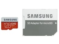 microSDXCカード 128GB SD変換アダプタ付(箱説無し/型番不明品)