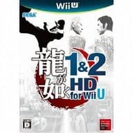 龍が如く1＆2 HD For WiiU(状態：操作説明シート欠品)