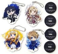 駿河屋 中古 単品 キリト アスナ アリス ユージオ アクリルキーホルダー4種セット Ps4ソフト ソードアート オンライン アリシゼーション リコリス 電撃スペシャルパック アンダーワールド エディション 同梱特典 キーホルダー マスコット