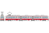 1/150 筑豊電気鉄道 2000形2007号(赤) 「鉄道コレクション」 [289142]