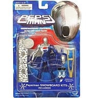 駿河屋 中古 ペプシマン ブルー スノーボードキット ペプシマン ウルトラフリーポーズフィギュア フィギュア