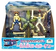 駿河屋 中古 ルフィ Mr 3 ワンピース バトルグランドベース 巨人島リトルガーデン フィギュア