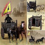 駿河屋 新品 中古 2頭馬立て古代戦車 三国志 1 6 塗装済み完成品 フィギュア