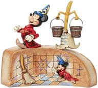 駿河屋 新品 中古 ミッキーマウス ほうき ディズニー ディズニー トラディションズ ファンタジア 75th アニバーサリー スタチュー フィギュア