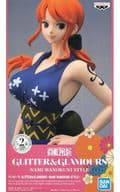 駿河屋 中古 ナミ ネイビー ワンピース Glitter Glamours Nami Wanokuni Style フィギュア