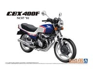 1/12 ホンダ NC07 CBX400F パールキャンディーブルー/パールシェルホワイト ’81 「ザ・バイクシリーズ No.32」 [063422]