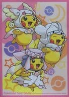 駿河屋 中古 ポケモンカードゲーム デッキシールド スリーブ メガポンチョを着たピカチュウ メガタブンネ メガチルタリス メガディアンシー ポケモンセンター限定 サプライ
