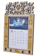 駿河屋 新品 中古 天空の城ラピュタ 17年度ステンドフレームカレンダー アニメ 漫画