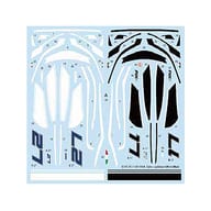 1/24 FXX K DressUp decal(White/Black line) [ST27-DC1159]