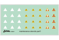 1/48 WW.II 独 航空機点検用デカール パート1 [ATOD48001]