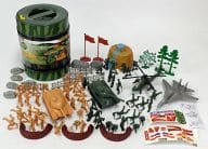駿河屋 中古 ミリタリーフォースプレイセット いろんなフィギュアがいっぱい トゥルーヒーローズ トイザらスオリジナル おもちゃ 男児向け