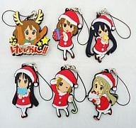 駿河屋 中古 全6種セット けいおん トレーディングラバーストラップ クリスマスver ストラップ