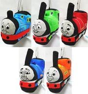 駿河屋 中古 全5種セット ぬいぐるみマスコット 映画ver きかんしゃトーマスとなかまたち キーホルダー マスコット