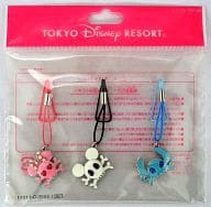 駿河屋 中古 ミッキー ミニー スティッチ ドクロver ストラップセット ディズニー 東京ディズニーリゾート限定 ストラップ