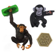 駿河屋 中古 チンパンジーの森 旭山動物園カプセル ズー Vol 2 旭山動物園マグネット 小物