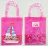 駿河屋 中古 集合 ビニールバッグ ピンク ドラえもん サントリー キャンペーン品 バック 袋類