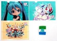 駿河屋 中古 初音ミク クリアファイル3枚 リストバンドセット ファミリーマート 初音ミク 初音ミク 5th Anniversary ミク Loves ファミマ キャンペーン その他