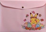 駿河屋 中古 ピカチュウ ピンク フラットケース Pikachu S Easter ポケットモンスター ポケモンセンター限定 小物