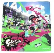 駿河屋 新品 中古 メインイラスト柄 ハンカチ Splatoon2 スプラトゥーン2 タオル 手ぬぐい