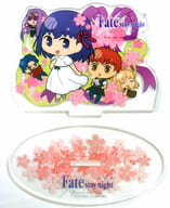 駿河屋 中古 Fate ステイナイトカフェ 台座付きアクリルスタンド 劇場版 Fate Stay Night Heaven S Feel Ufotable Cafe 前期 小物