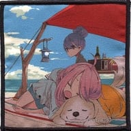 駿河屋 中古 各務原なでしこ 志摩りん 犬 マイクロファイバータオル ゆるキャン キャラ福くじ C賞 タオル 手ぬぐい