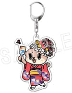 駿河屋 新品 中古 ちぃたん イラスト 着物 アクリルキーホルダー ちぃたん キーホルダー マスコット